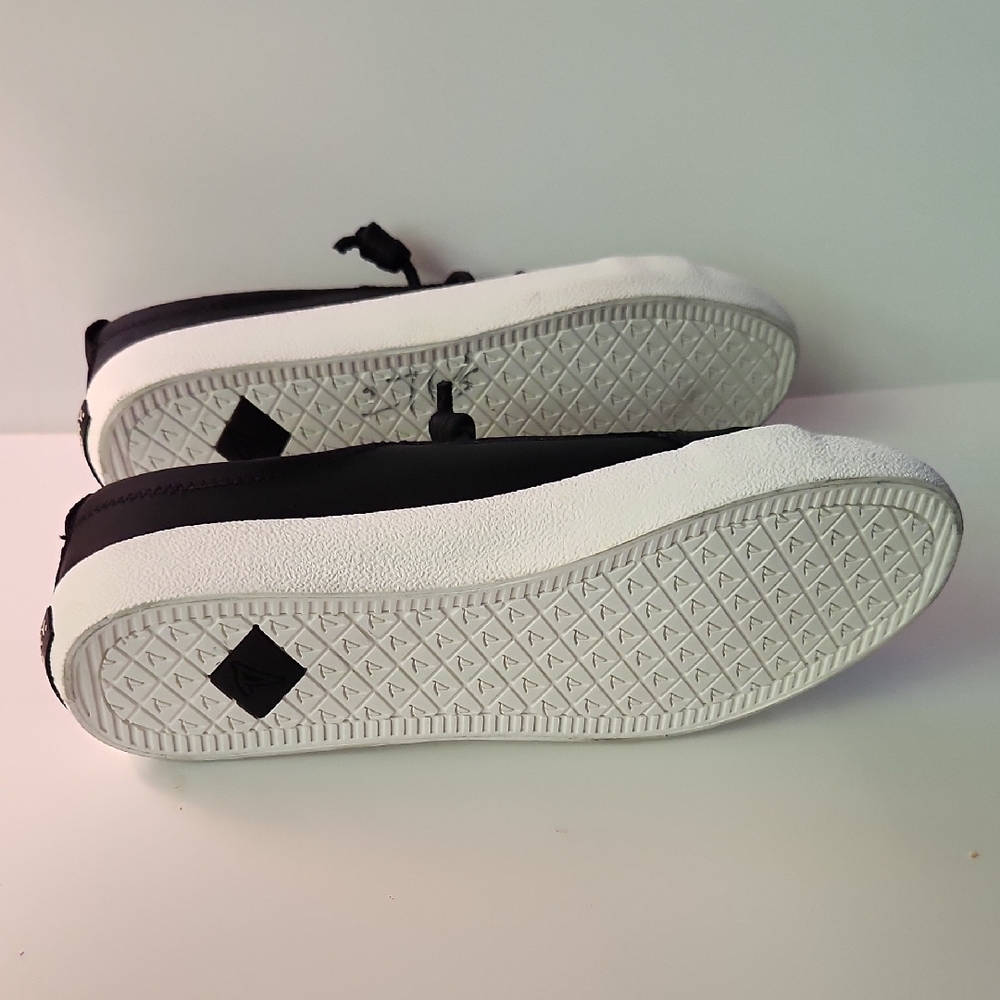 Sperry Womens Black and White Sneakers Size 8.5 - Picture 9 of 10